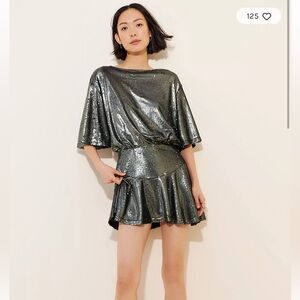 Free People Manuka Sequin Mini Dress
